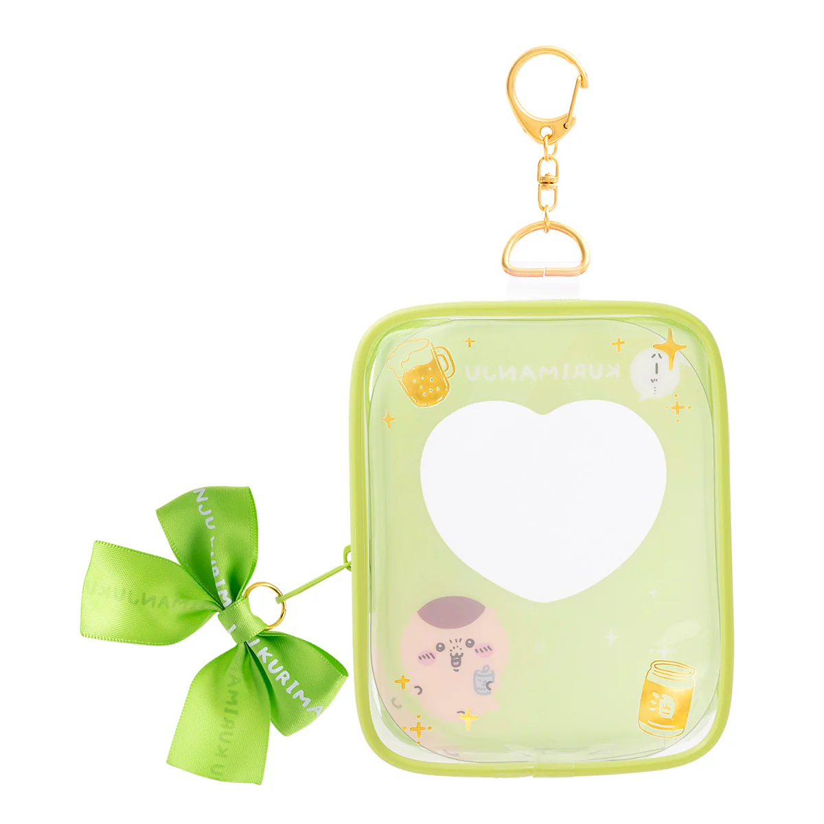 [Pre-order] "Chiikawa" Clear pouch that can hold Chiikawa mascots! - Kurimanju