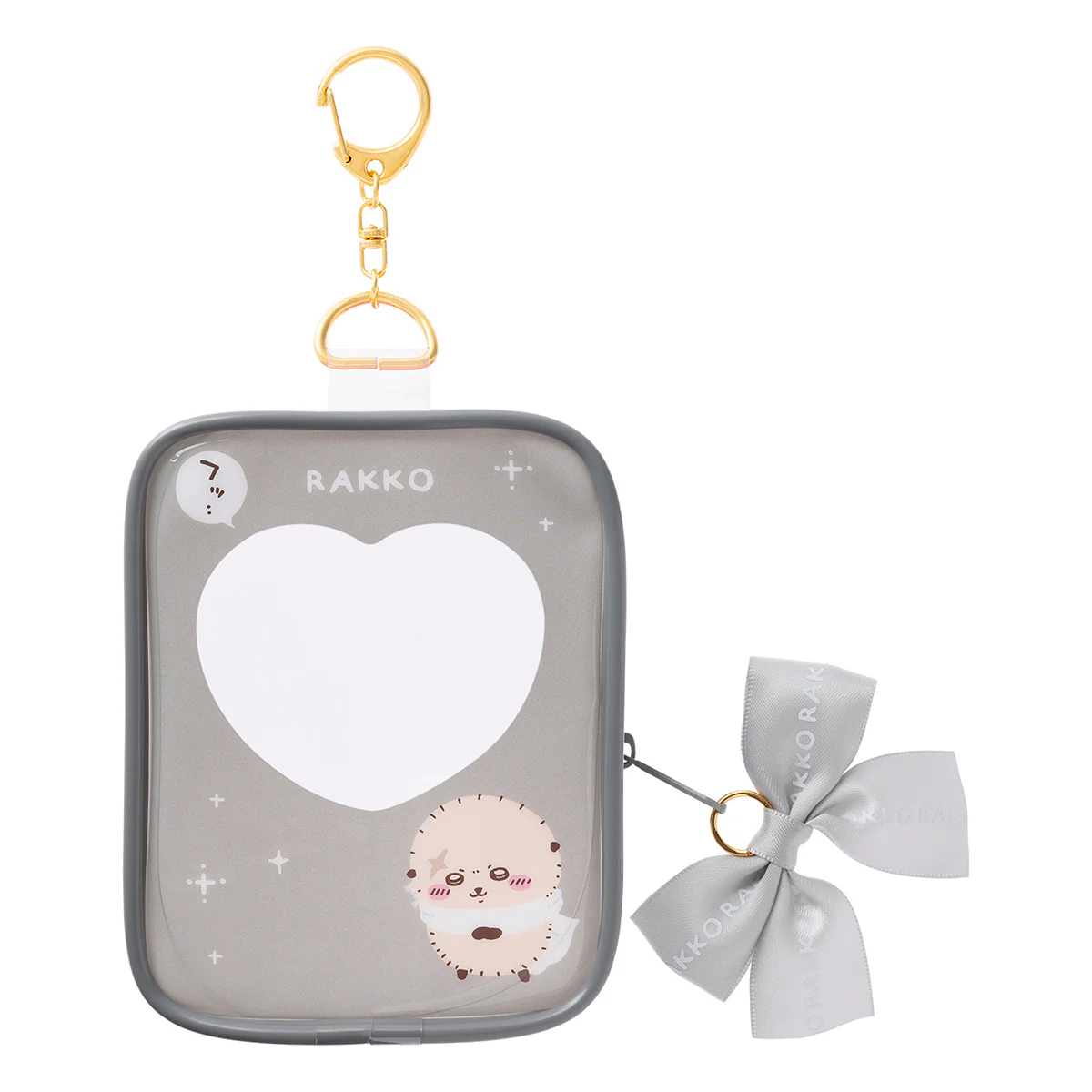 [Pre-order] "Chiikawa" Clear pouch that can hold Chiikawa mascots! - Rakko