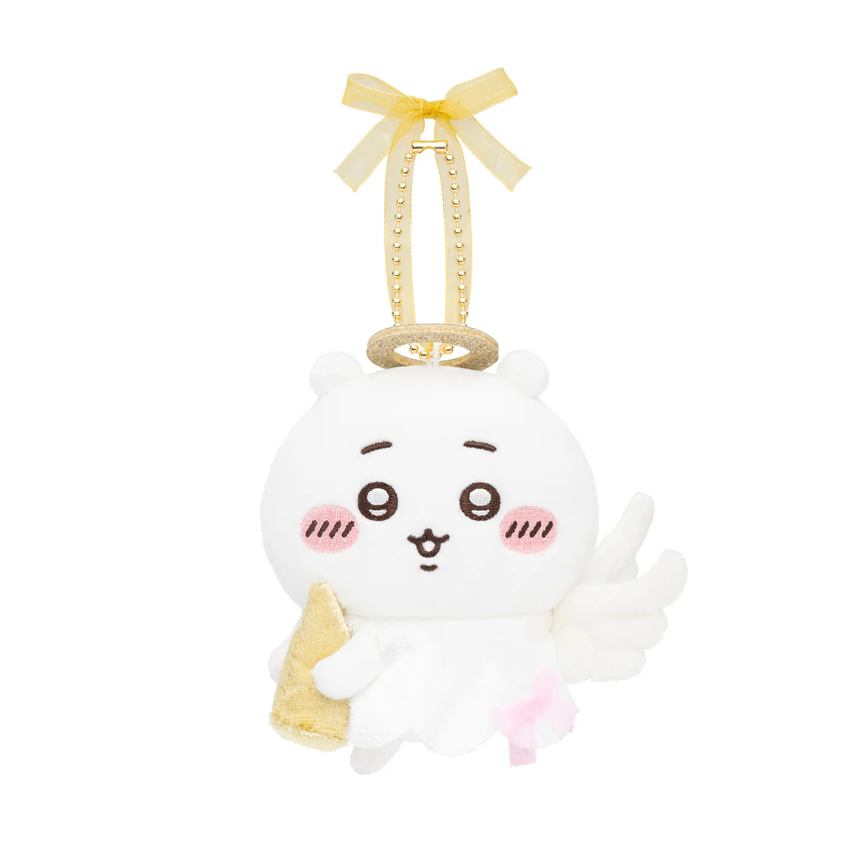 [Pre-order] "Chiikawa" Nagano Characters Fuwapata Angel Plush Mascot - Chiikawa