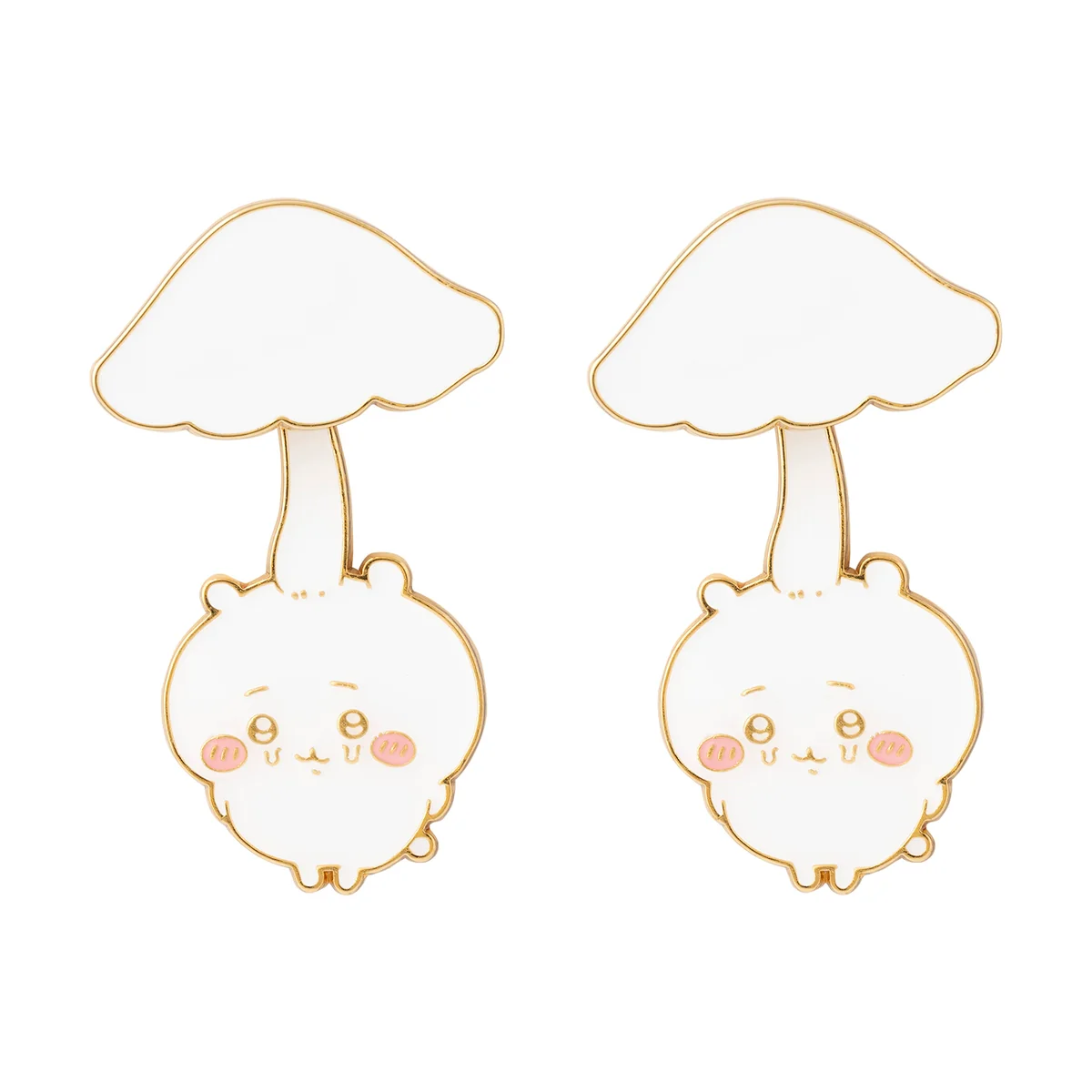 [In stock] "Chiikawa" Swinging  Earrings - Parasitized Chiikawa (Pierce)