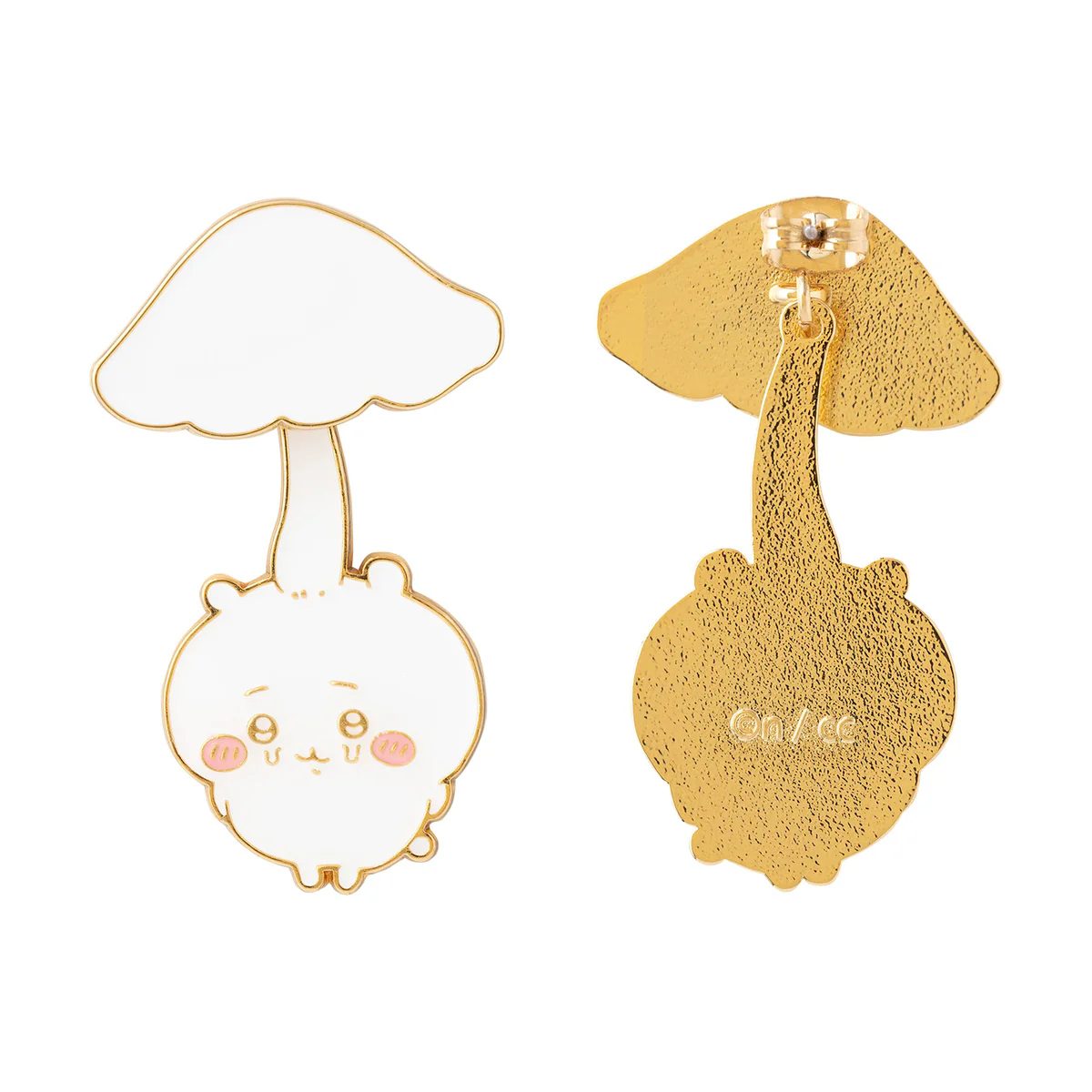 [In stock] "Chiikawa" Swinging  Earrings - Parasitized Chiikawa (Pierce)