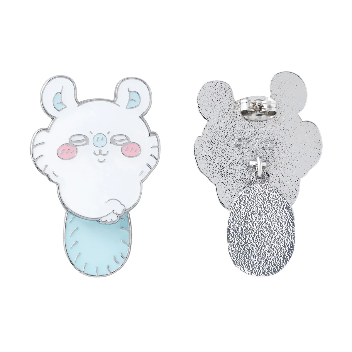 [In stock] "Chiikawa" Swinging  Earrings - Momonga (Pierce)