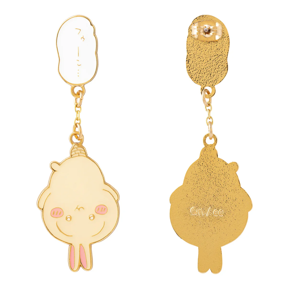[In stock] "Chiikawa" Swinging  Earrings - Trapped Usagi (Pierce)