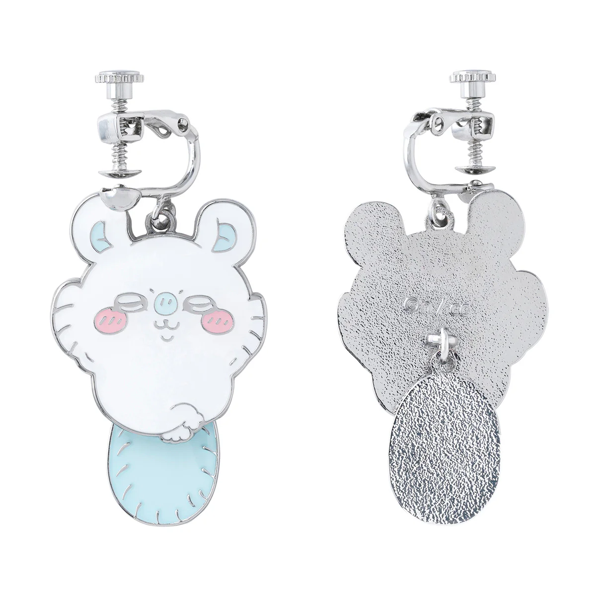 [In stock] "Chiikawa" Swinging  Earrings - Momonga (Clip)