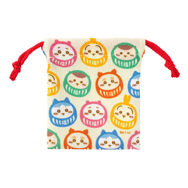 [Pre-order] "Chiikawa" Trading crepe-style mini drawstring bag