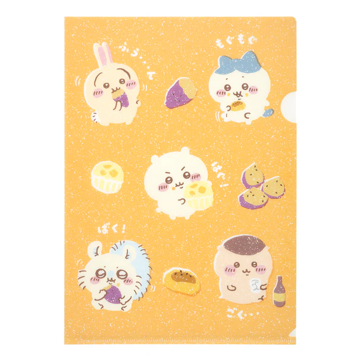 [Pre-order] "Chiikawa" Kawagoe Soft to the touch Clear File (sweet potato)
