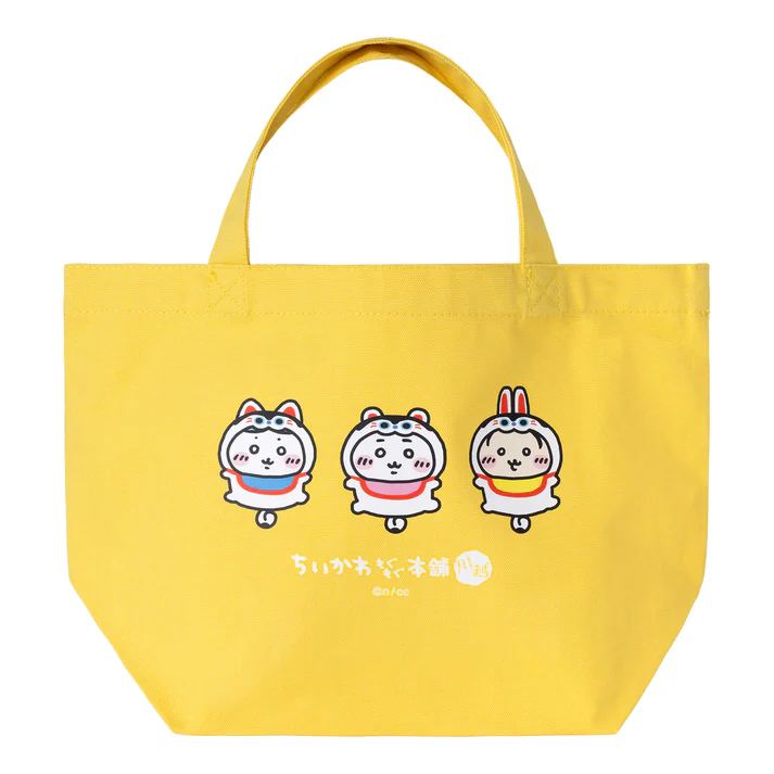 [Pre-order] "Chiikawa" Kawagoe Lunch Size Tote Bag (Inuhariko)