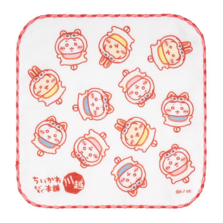 [Pre-order] "Chiikawa" Kawagoe Gauze Hand Towel (Dog Paper Mache)