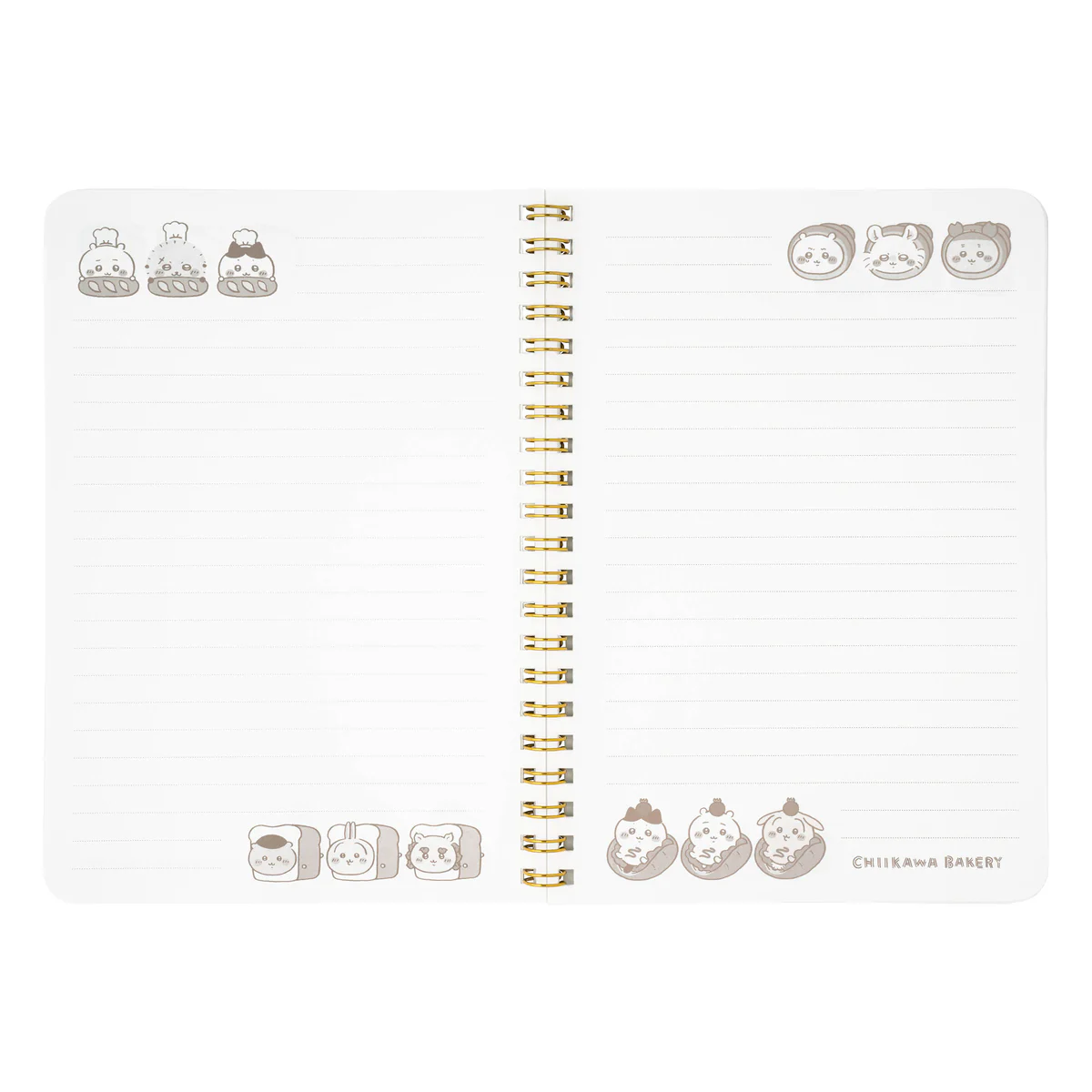 [Pre-order] "Chiikawa" Chiikawa Bakery B6 ring notebook