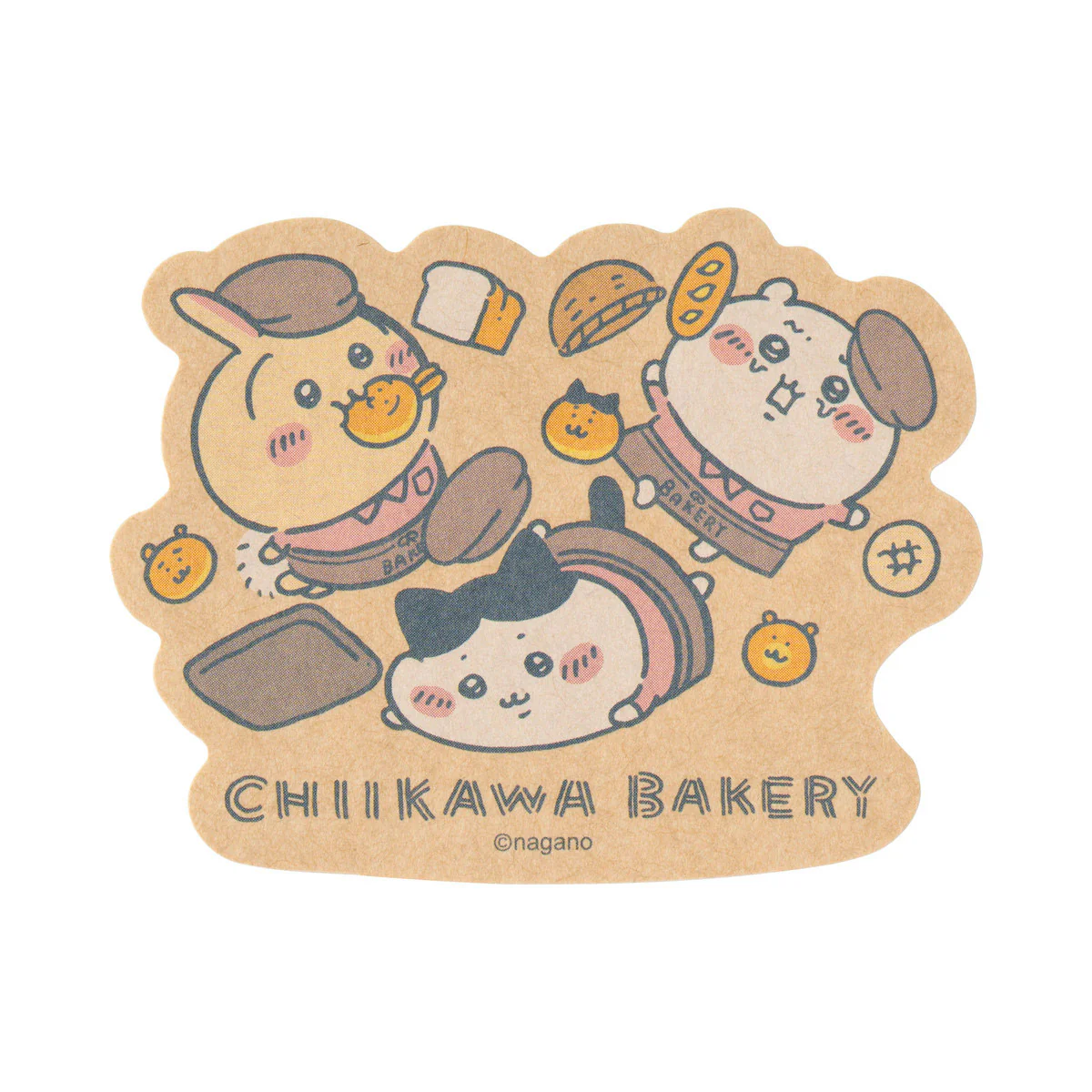 [Pre-order] "Chiikawa" Chiikawa Bakery Craft material stickers that can be attached to smartphones