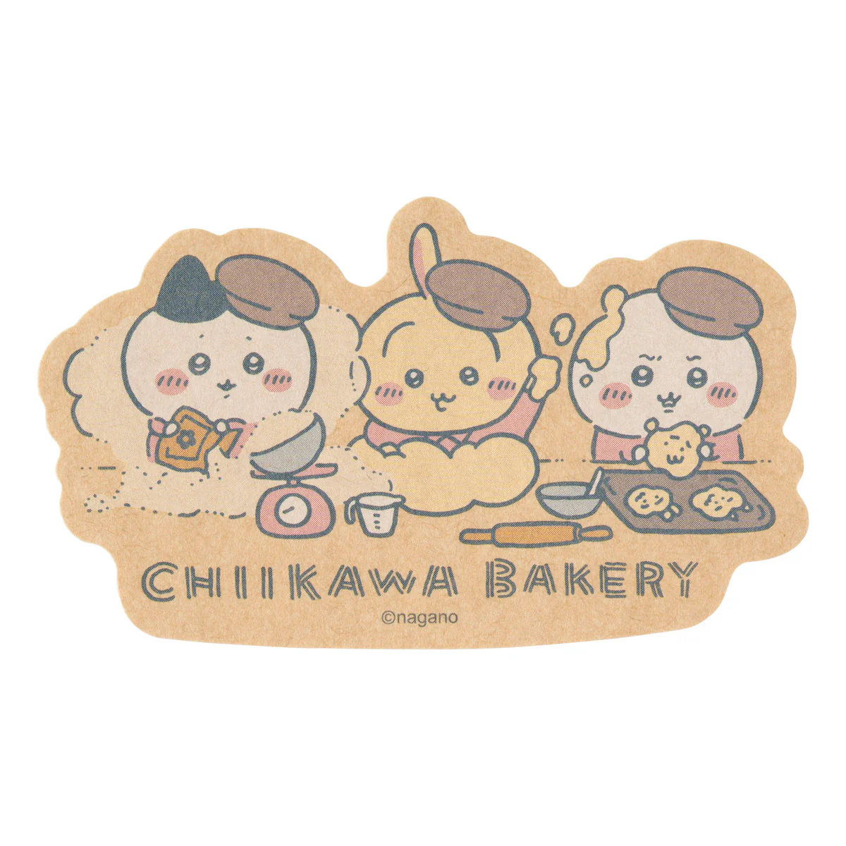 [Pre-order] "Chiikawa" Chiikawa Bakery Craft material stickers that can be attached to smartphones