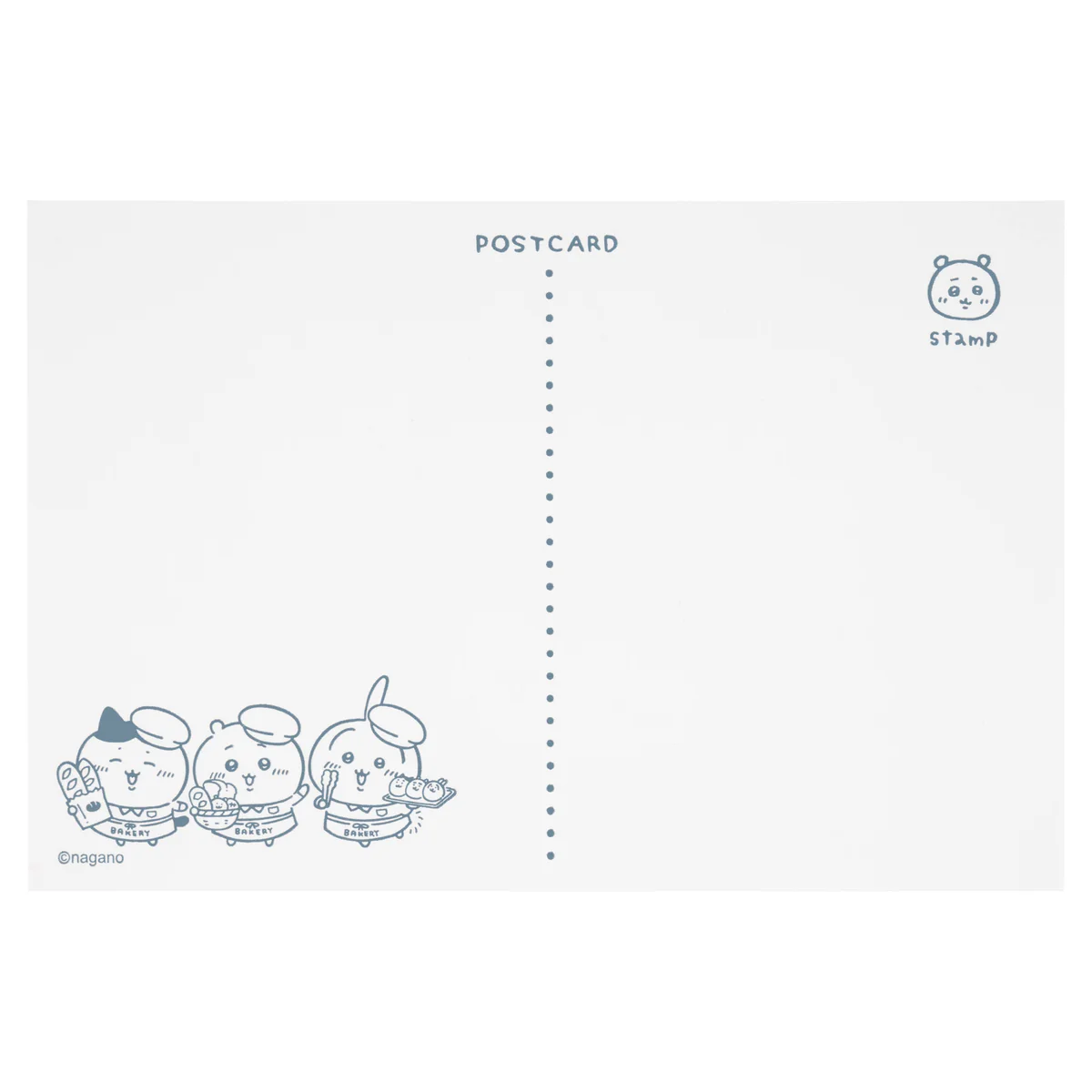 [Pre-order] "Chiikawa" Chiikawa Bakery Letterpress postcard (The Falling Trio)