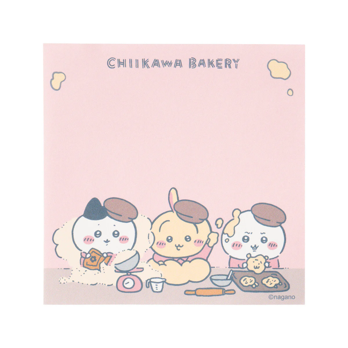 [Pre-order] "Chiikawa" Chiikawa Bakery Square Memo