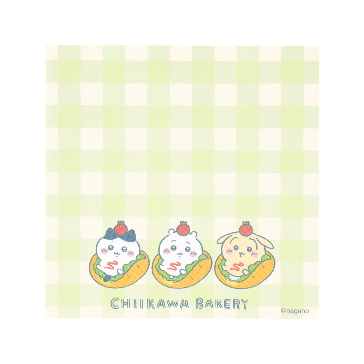 [Pre-order] "Chiikawa" Chiikawa Bakery Square Memo