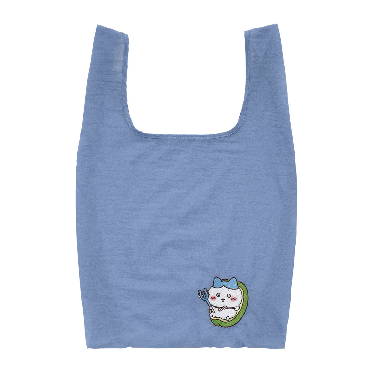 [Pre-order] "Chiikawa" Face Mascot with Eco Bag - Hachiware