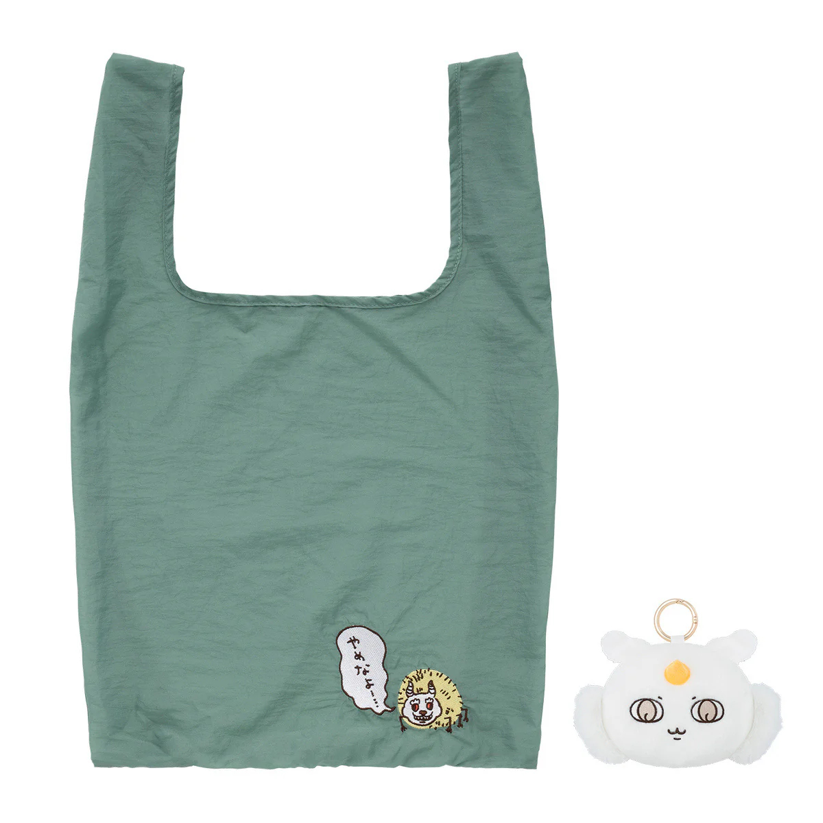 [Pre-order] "Chiikawa" Face Mascot with Eco Bag - Anoko