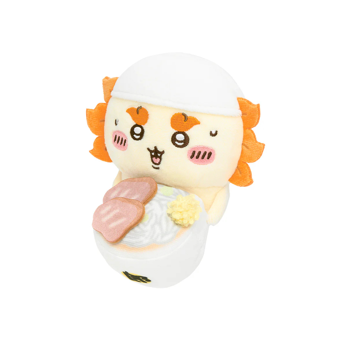 [Pre-order] "Chiikawa" watch over from desktop, hang up Plush - Shisa with Ramen