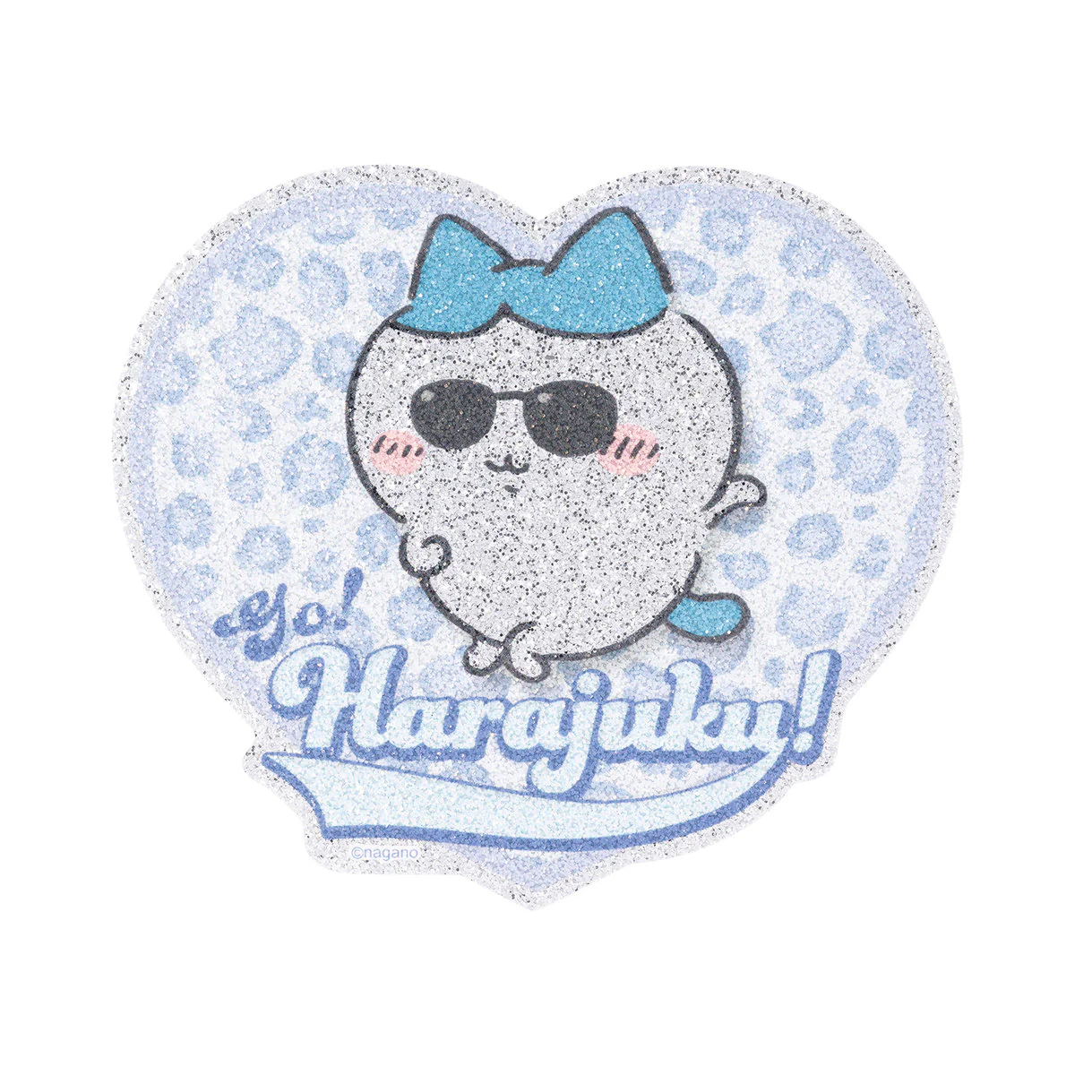 [Pre-order] "Chiikawa" Chiikawa Go! HARAJUKU Large Sticker - Hachiware with Sunglasses