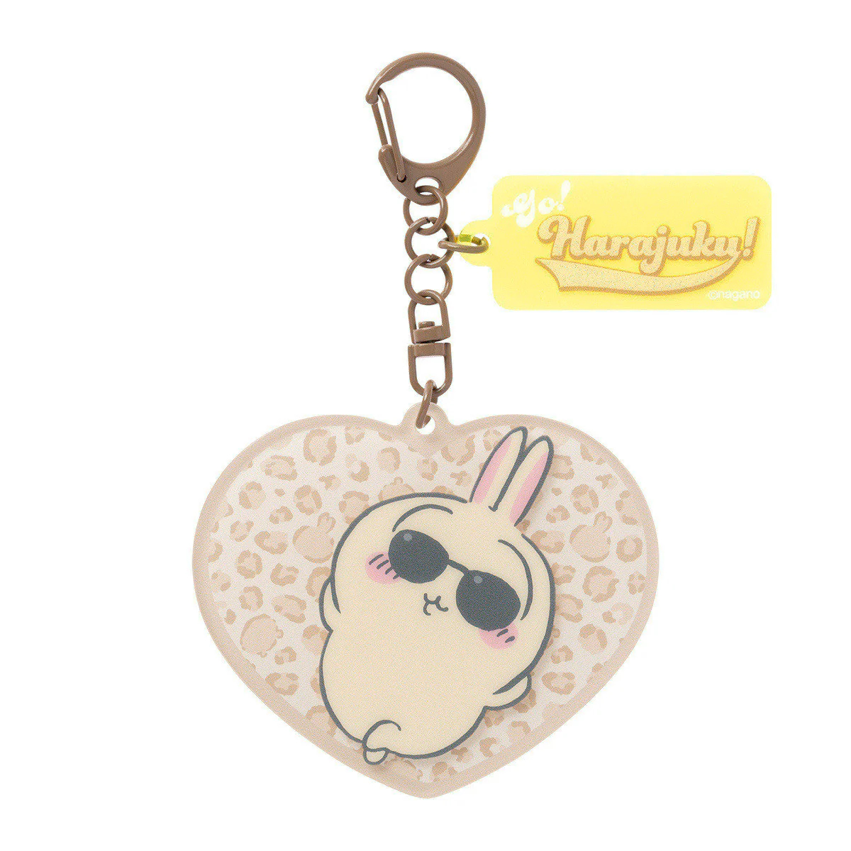 [Pre-order] "Chiikawa" Chiikawa Go! HARAJUKU Acrylic Keychain - Usagi with sunglasses