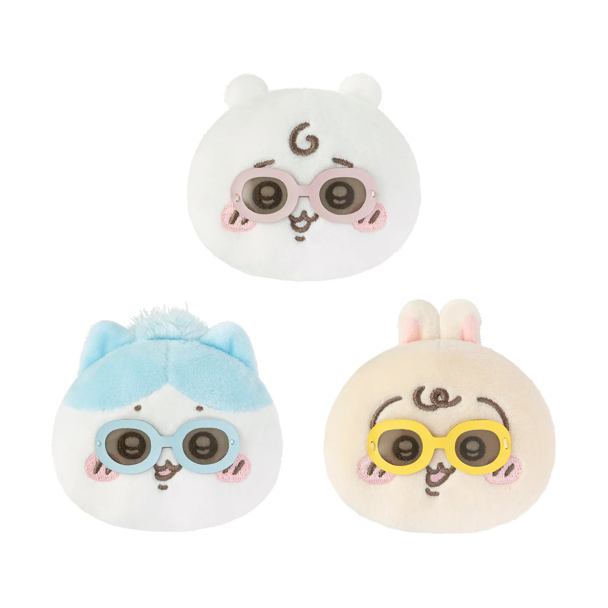 [Pre-order] "Chiikawa" Chiikawa Baby Vol. 2 - Face Plush Badge Set of 3