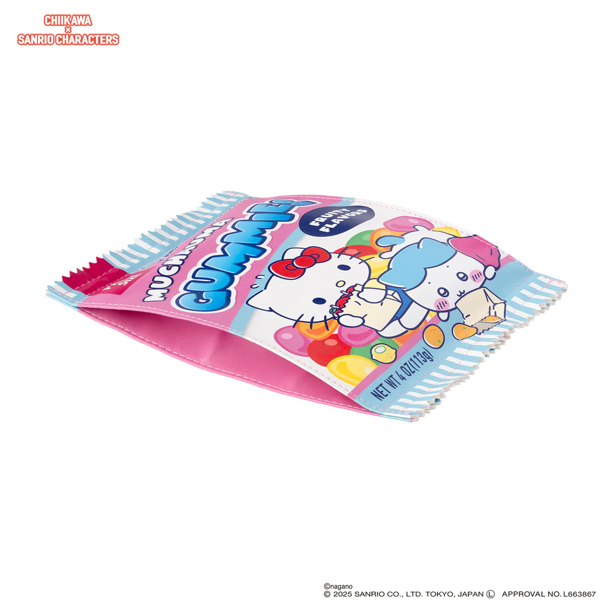 [Pre-order] "Chiikawa" Chiikawa x Sanrio Characters Supermarket Snack Pouch - Chiikawa x Cinnamoroll