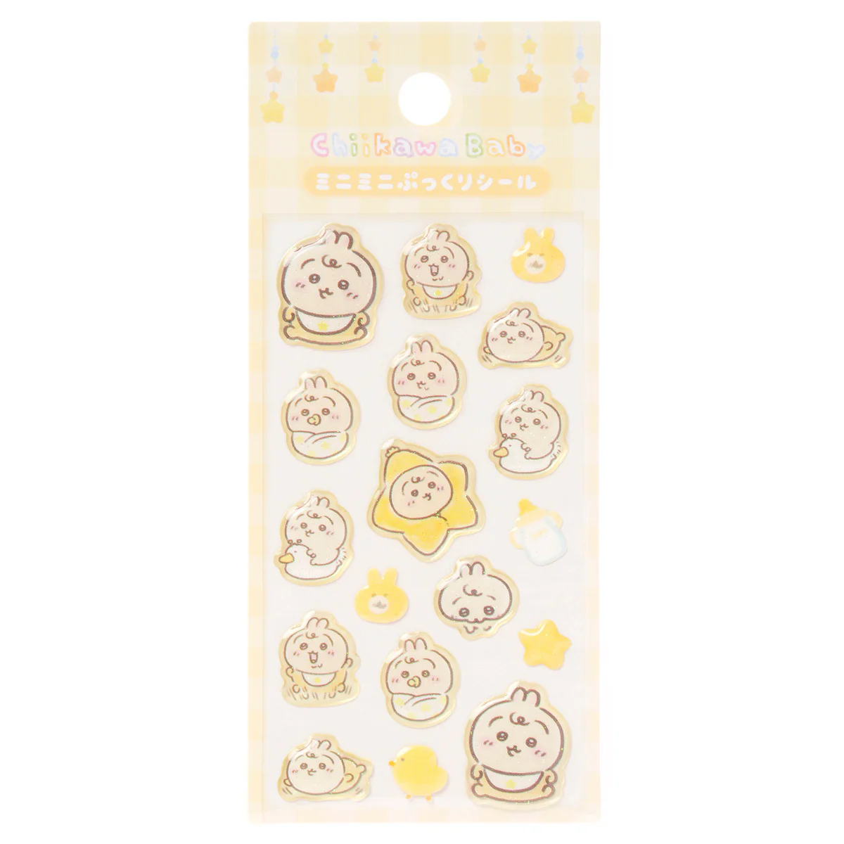 [Pre-order] "Chiikawa" Chiikawa Baby - Mini Mini puffed up Sticker - Usagi