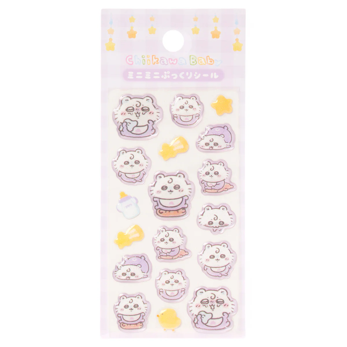 [Pre-order] "Chiikawa" Chiikawa Baby - Mini Mini puffed up Sticker - Momonga