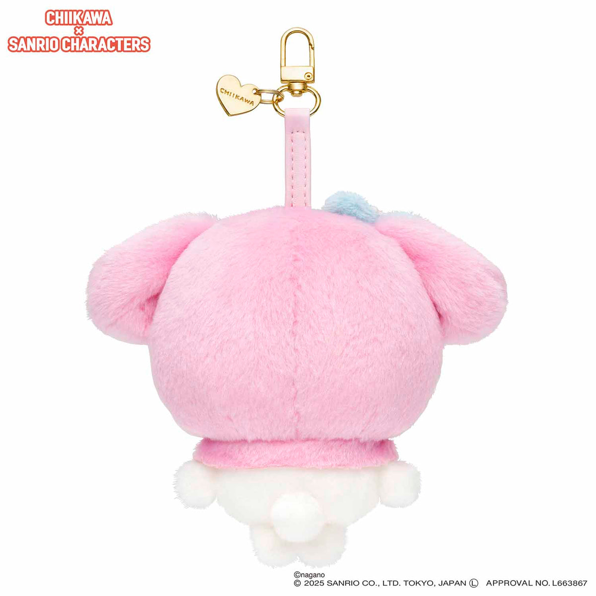 [Pre-order] "Chiikawa" Chiikawa x Sanrio Characters Kiramekko (Plush Mascot) - Chiikawa x My Melody