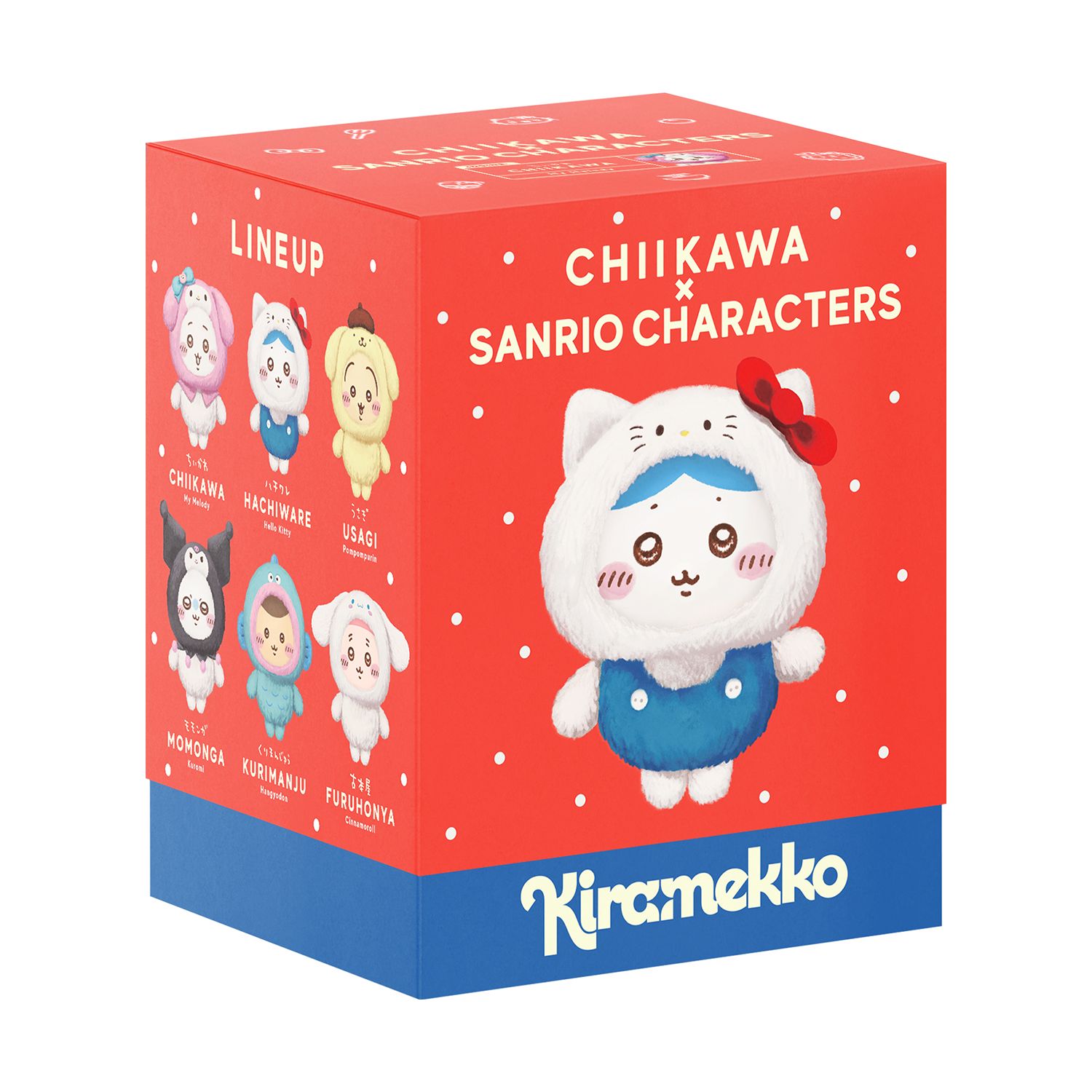 [Pre-order] "Chiikawa" Chiikawa x Sanrio Characters Kiramekko (Plush Mascot) - Chiikawa x My Melody