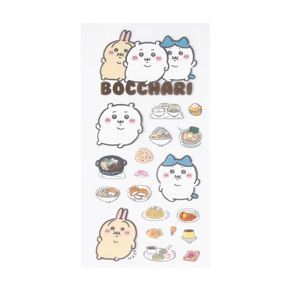 [Pre-order] "Chiikawa" Chubby with Food Clear Sheet