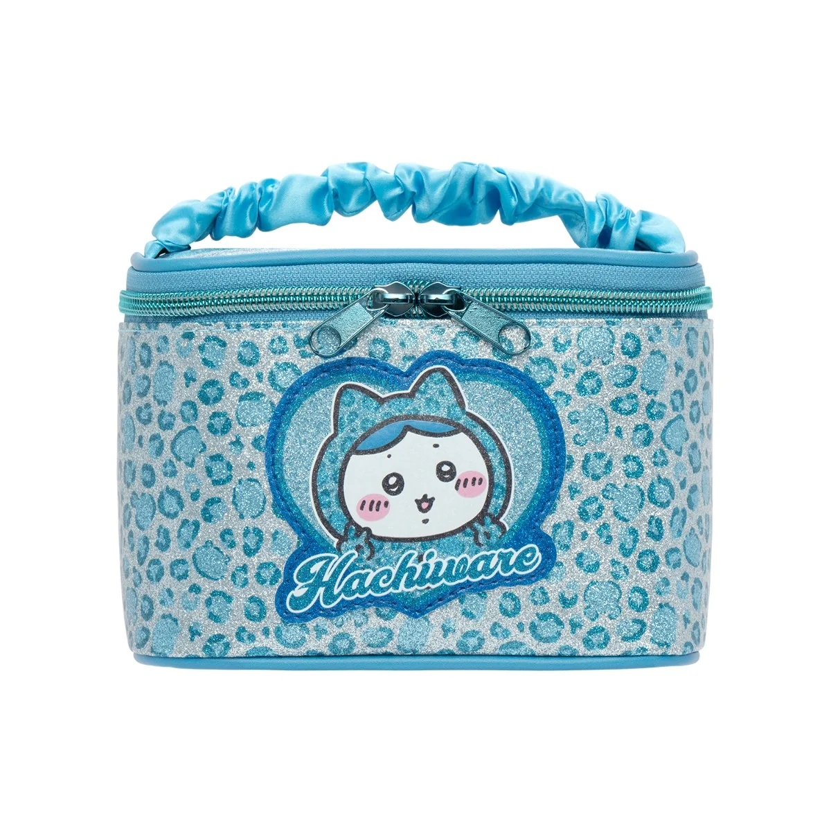 [Pre-order] Chiikawa Leopard Print Vanity Pouch - Hachiware