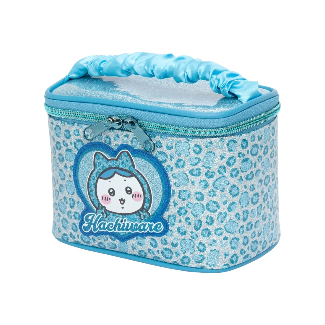 [Pre-order] Chiikawa Leopard Print Vanity Pouch - Hachiware