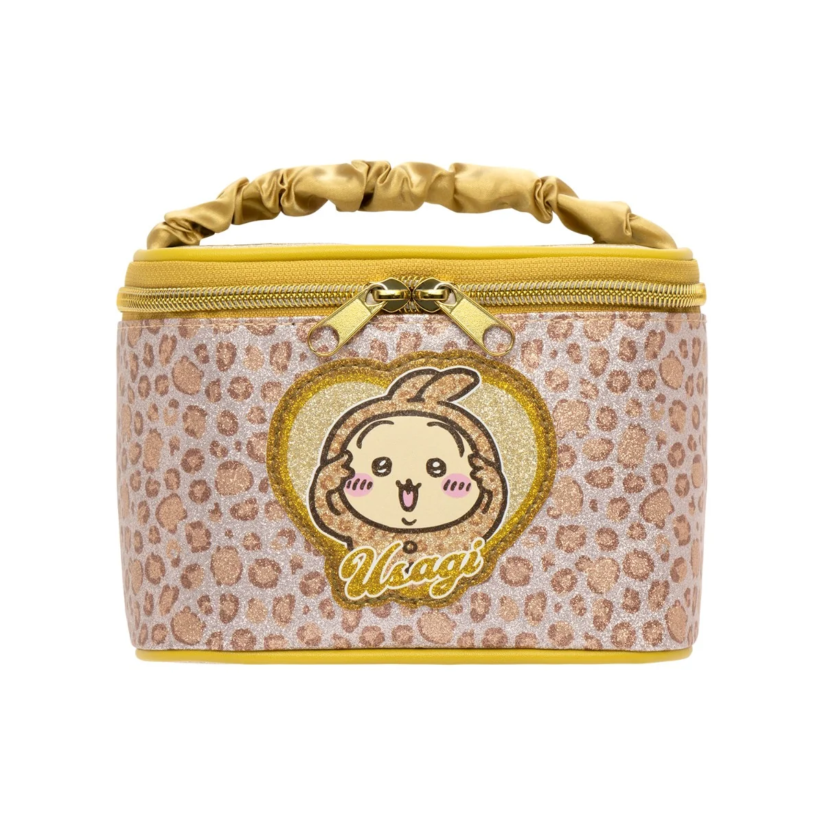 [Pre-order] Chiikawa Leopard Print Vanity Pouch - Usagi