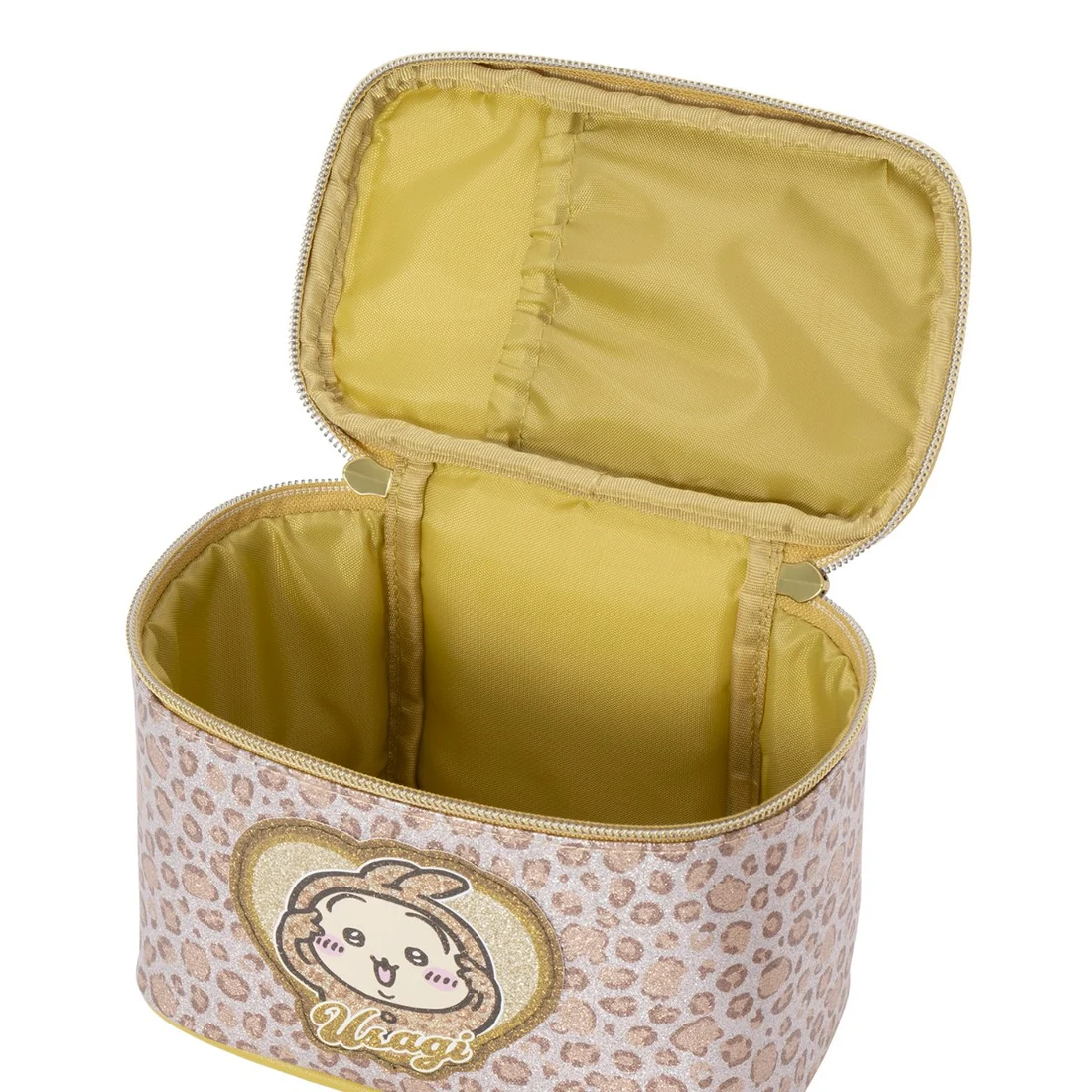 [Pre-order] Chiikawa Leopard Print Vanity Pouch - Usagi