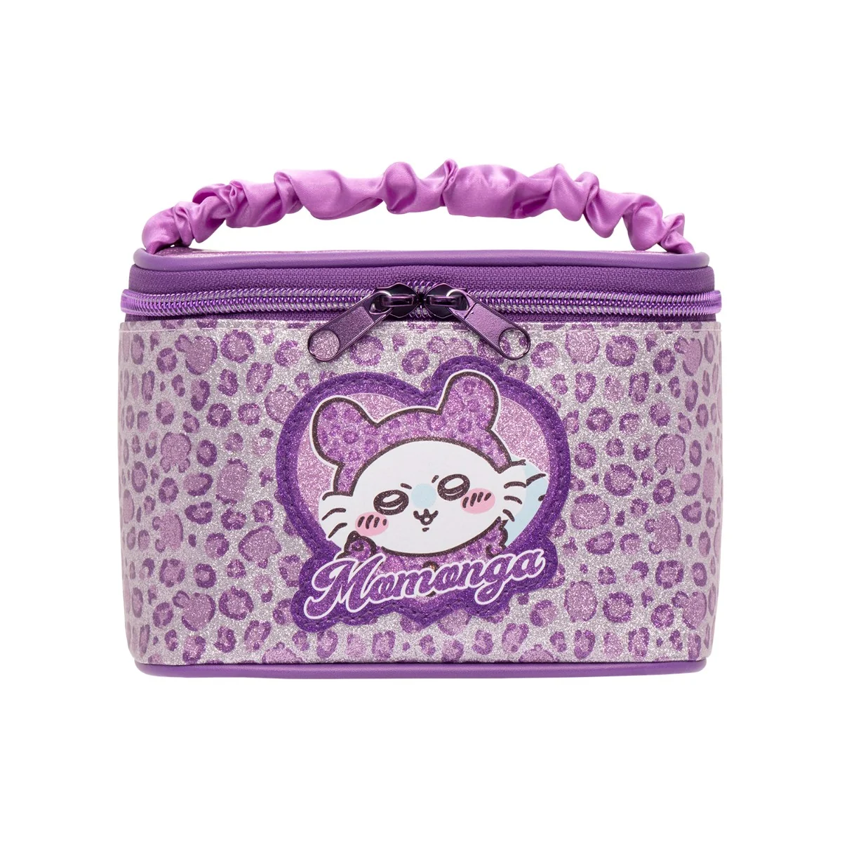 [Pre-order] Chiikawa Leopard Print Vanity Pouch - Momonga