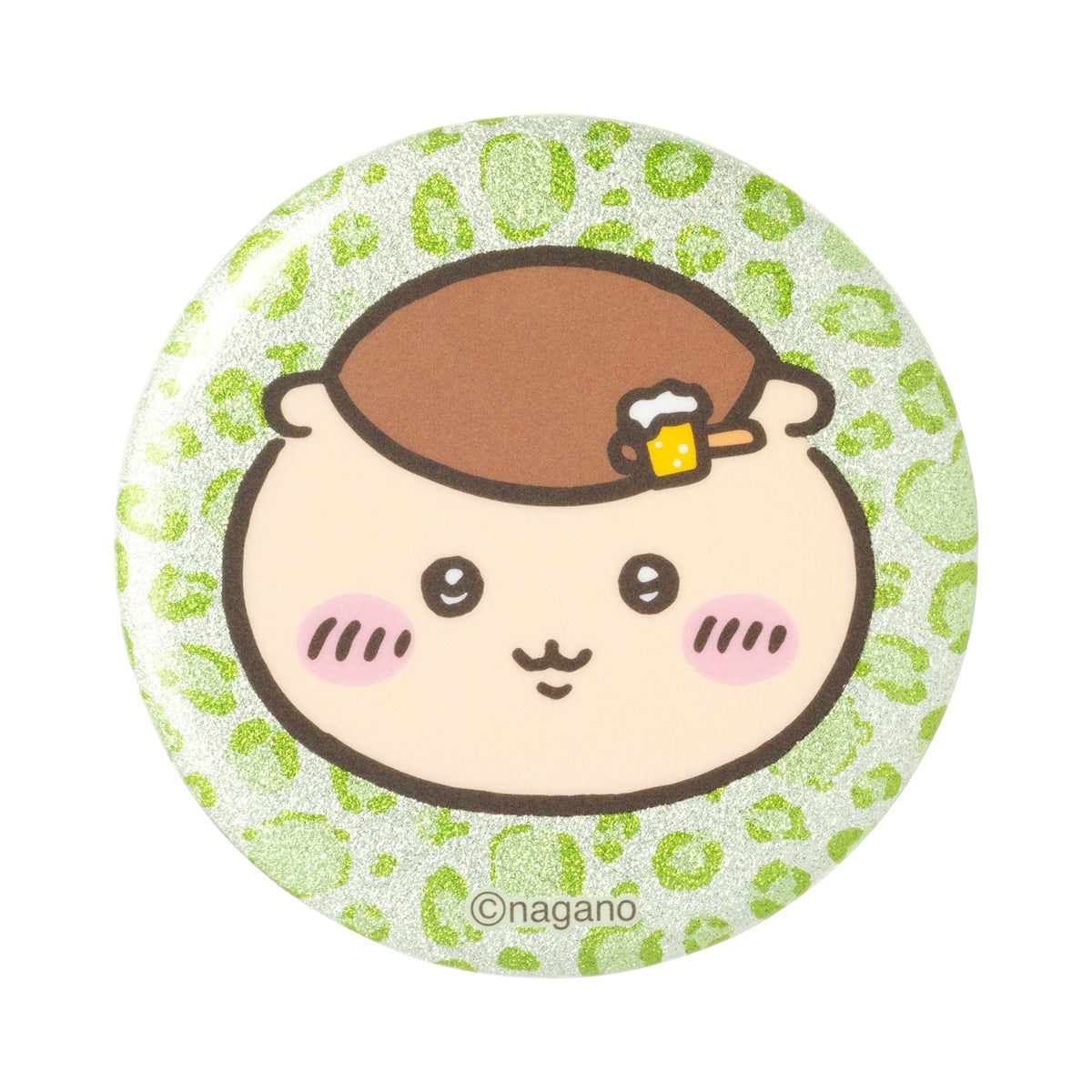 [Pre-order] Chiikawa Trading Glitter Can Badge 