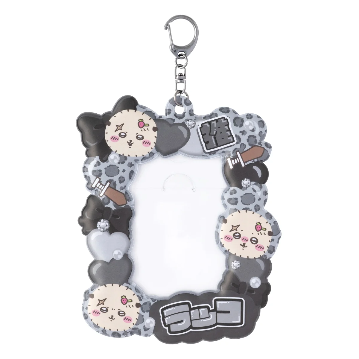 [Pre-order] Chiikawa Kira Kira Leopard Print Card Holder - Rakko