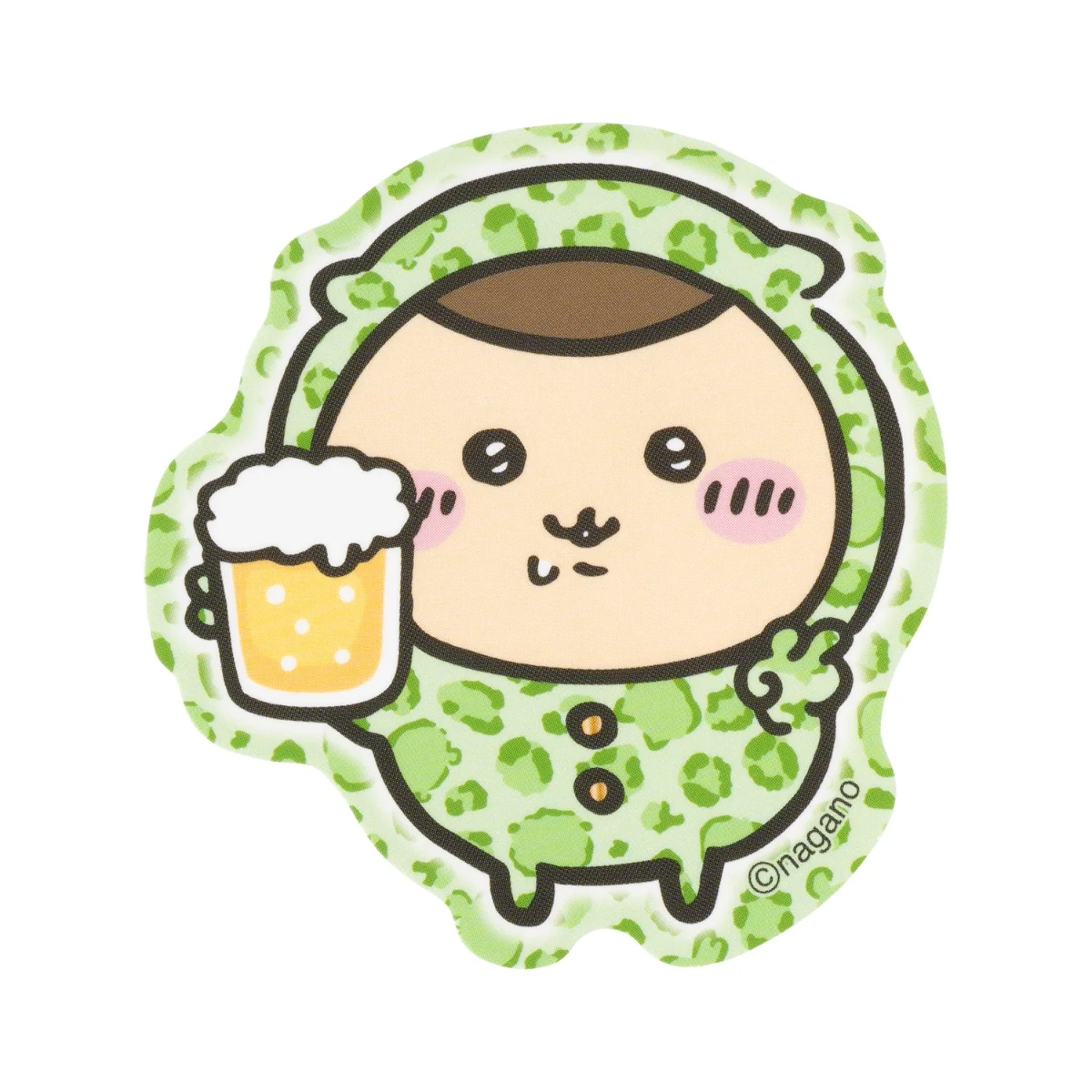 [Pre-order] Chiikawa Leopard Print Stickers - Kurimanju
