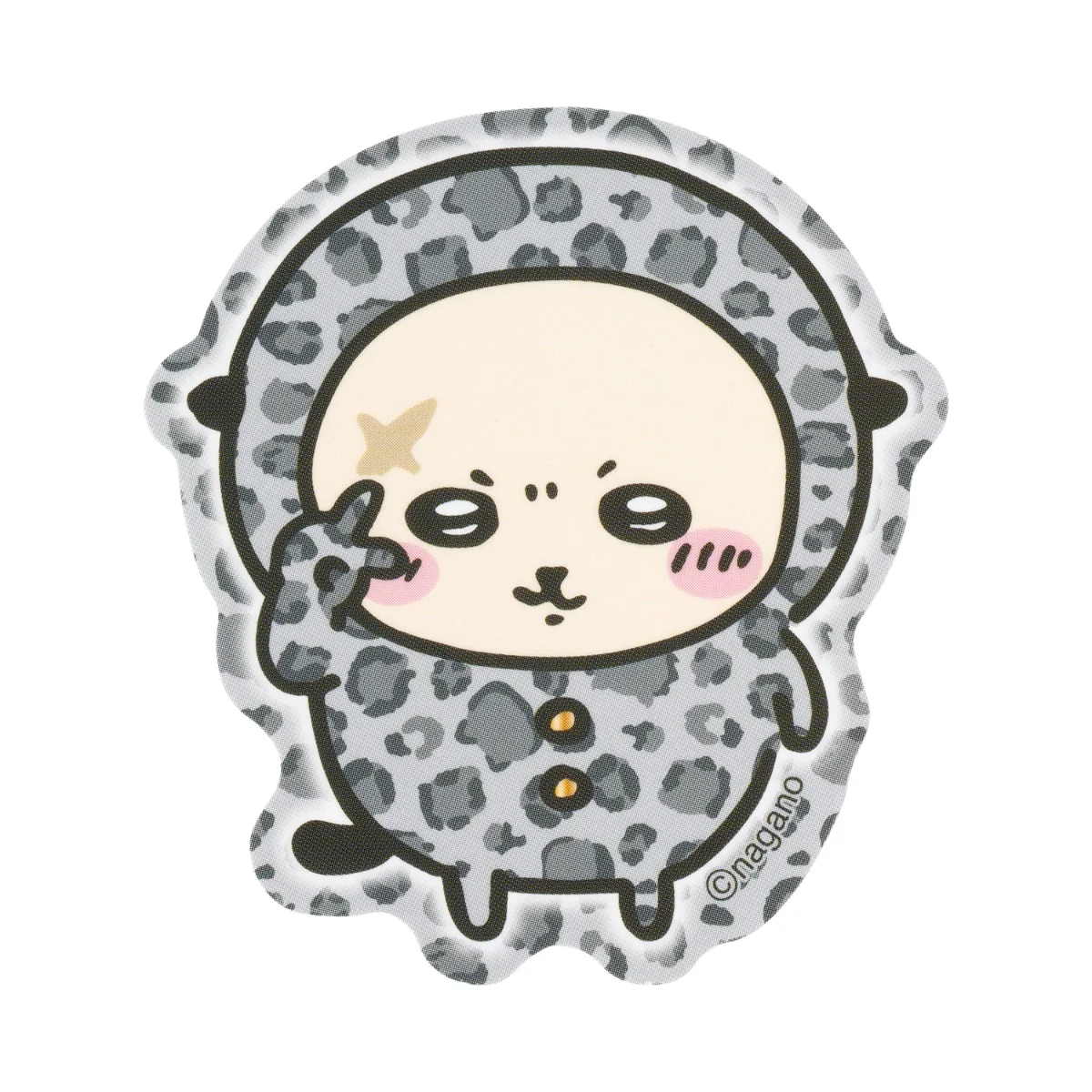 [Pre-order] Chiikawa Leopard Print Stickers - Rakko