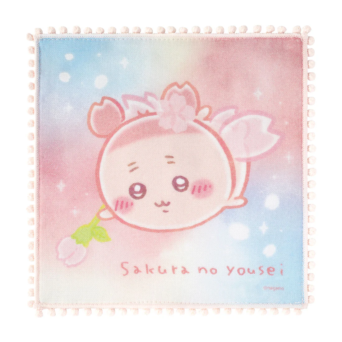 [Pre-order] "Chiikawa" Furuhonya Sakura Fairy - Lace-trimmed Gauze Hand Towel