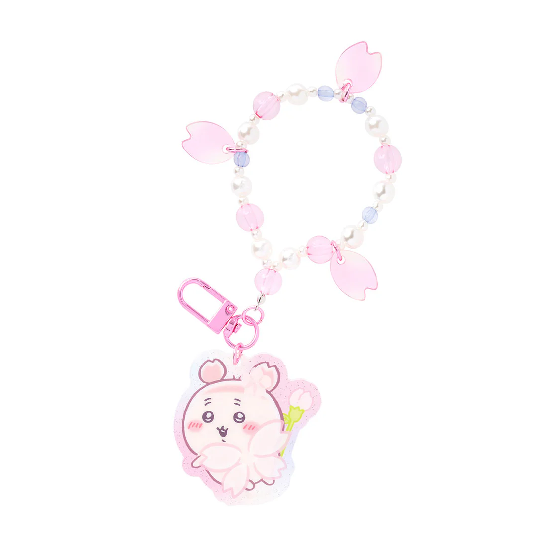 [Pre-order] "Chiikawa" Furuhonya Sakura Fairy - Acrylic Key Holder with piece