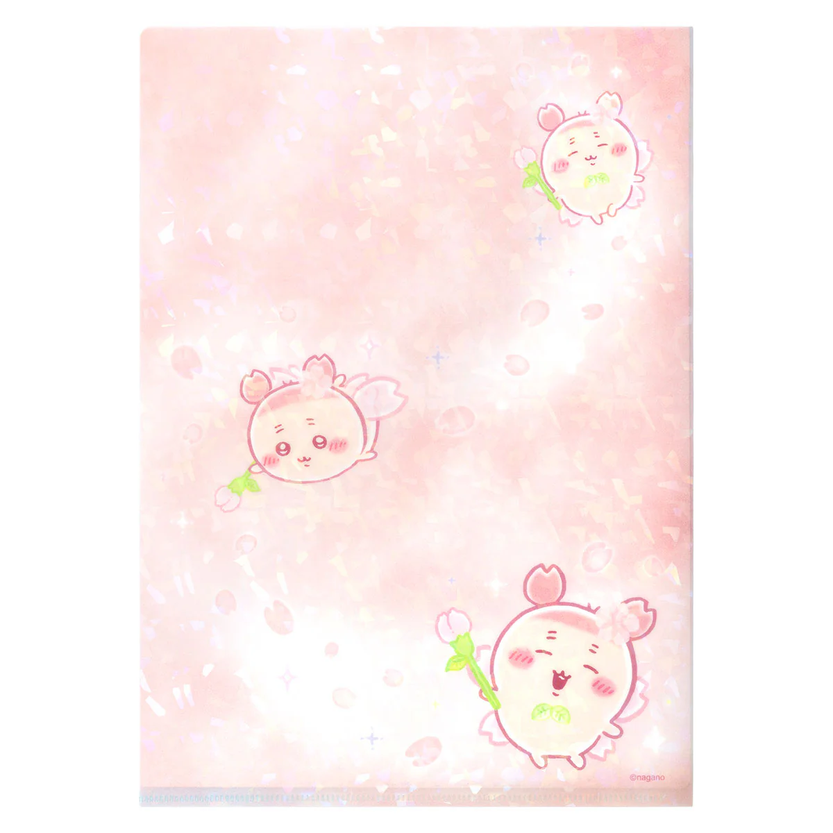 [Pre-order] "Chiikawa" Furuhonya's hologram Clear File - Sakura's Fairy