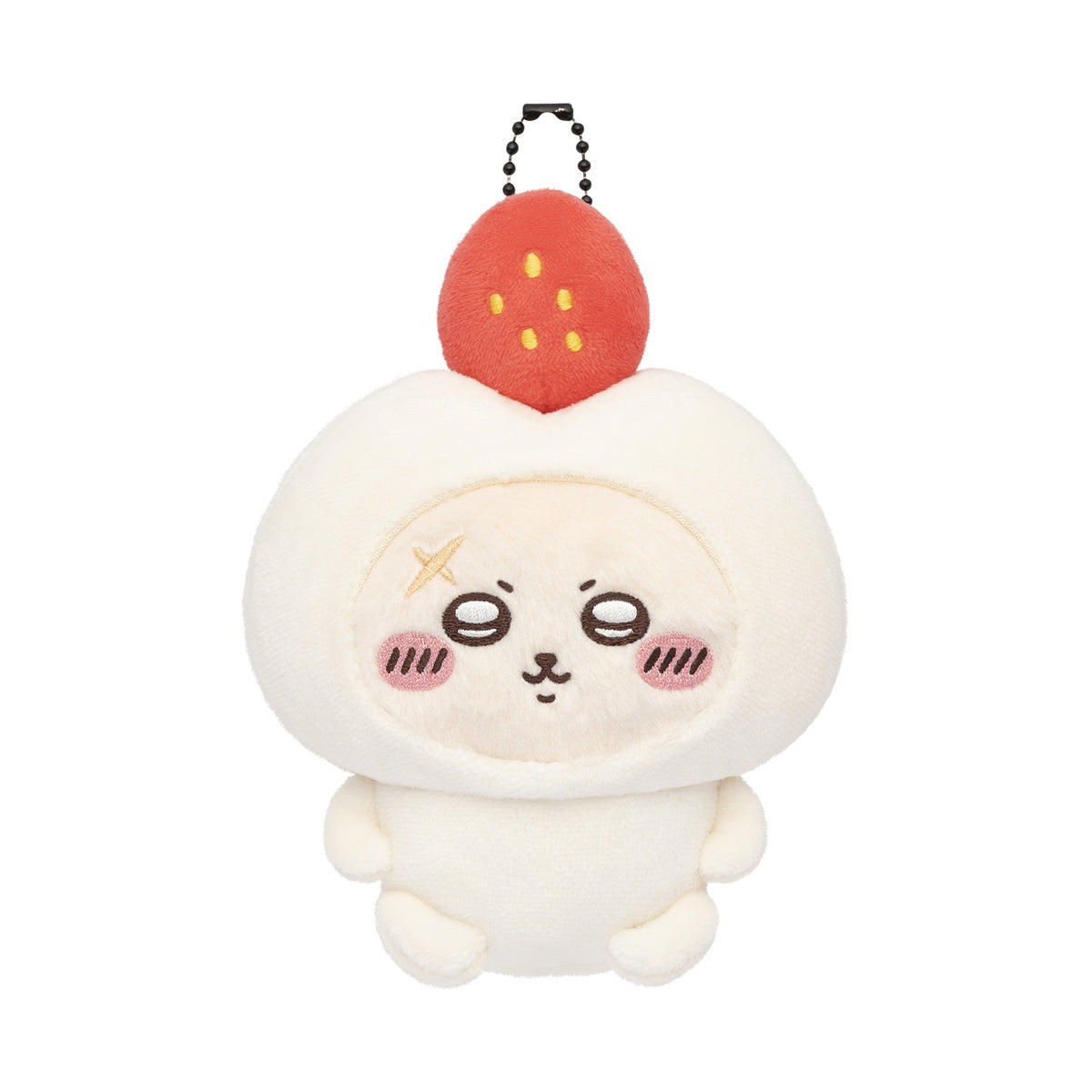 [Pre-order] Chiikawa Costume Mascot (Strawberry Daifuku Rakko)