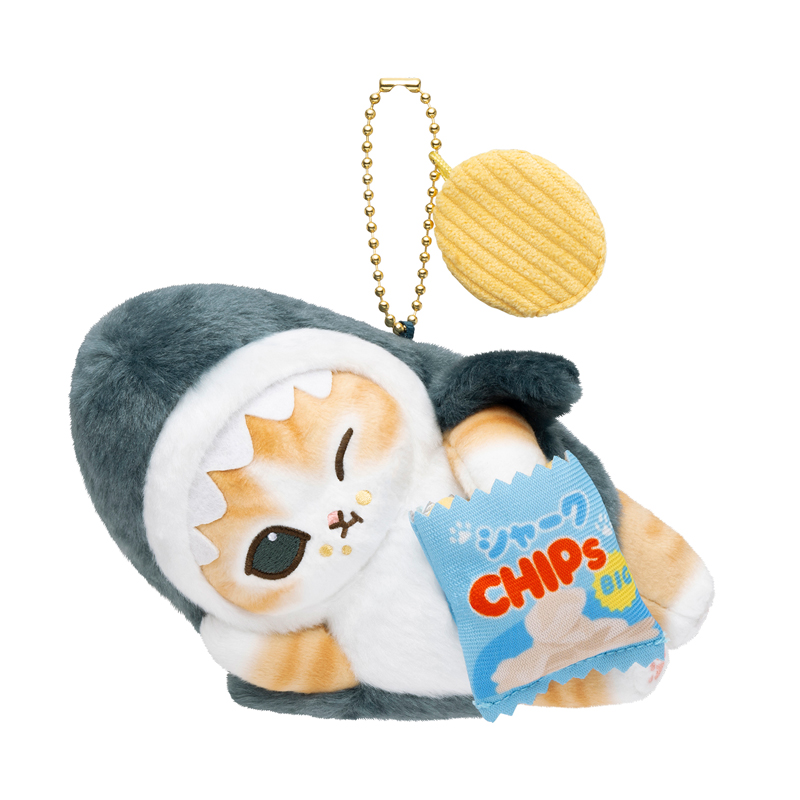 [Pre-order] mofusand Lazy time at home! - Lazy Potato Chip Shark Cat Mascot