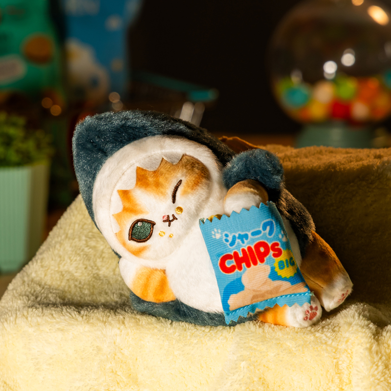 [Pre-order] mofusand Lazy time at home! - Lazy Potato Chip Shark Cat Mascot
