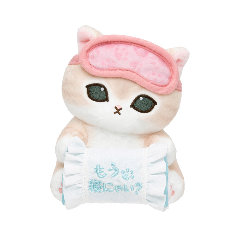 [Pre-order] mofusand A cat watches over you as you hang a plush toy on your desktop (Aren't you going to sleep anymore?)