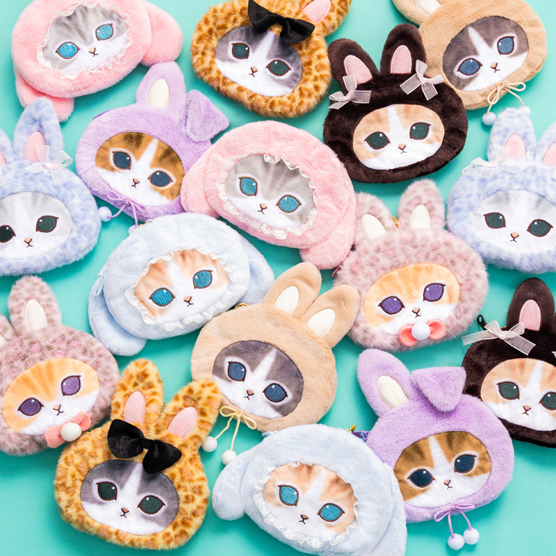 [Pre-order] mofusand Trading Face Pouch: Lots of Usanyan! (8 types in total)