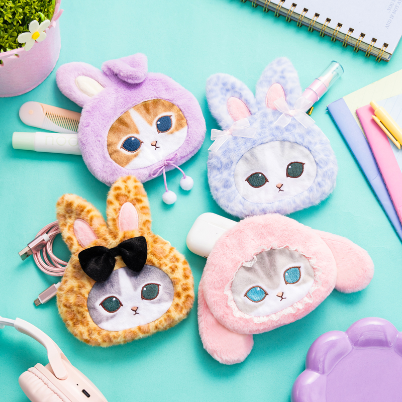 [Pre-order] mofusand Trading Face Pouch: Lots of Usanyan! (8 types in total)