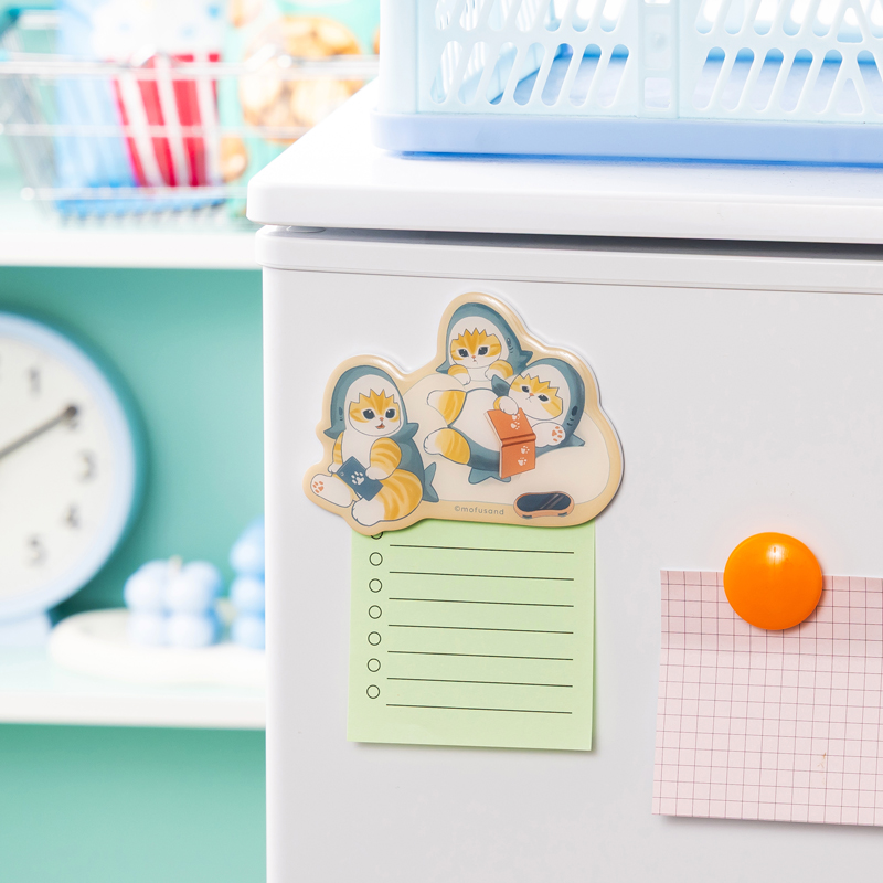 [Pre-order] mofusand Lazy time at home! -  Large, puffy magnets
