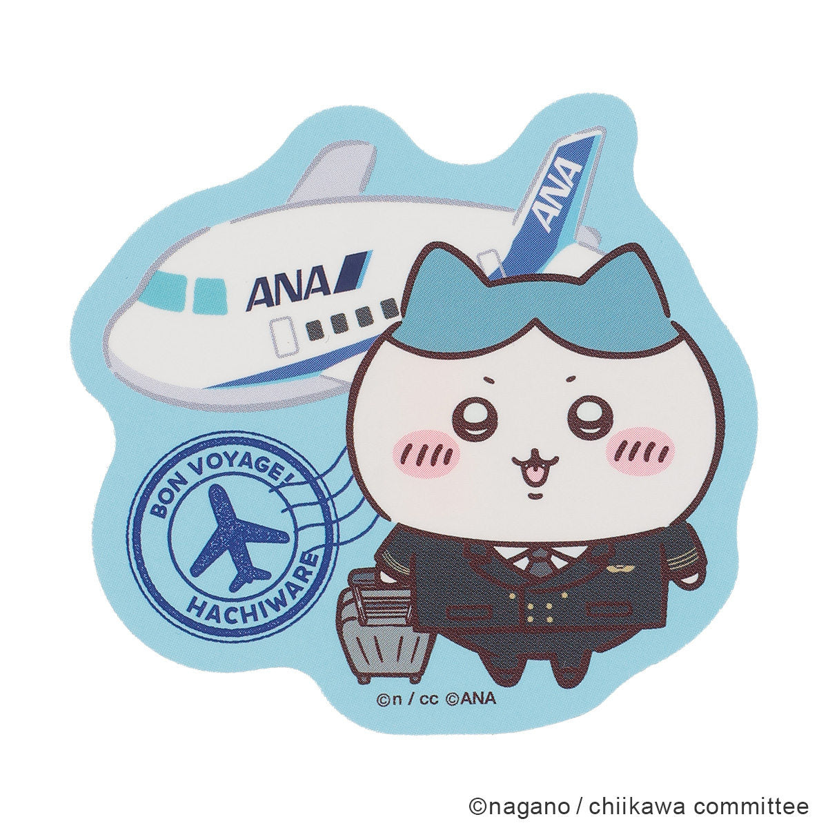 [Pre-order] Chiikawa x ANA Sticker (Hachiware)